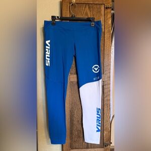 Virus Intl Blue and White Leggings